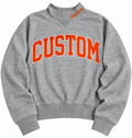 Custom ADULT Mock Neck Sweatshirt