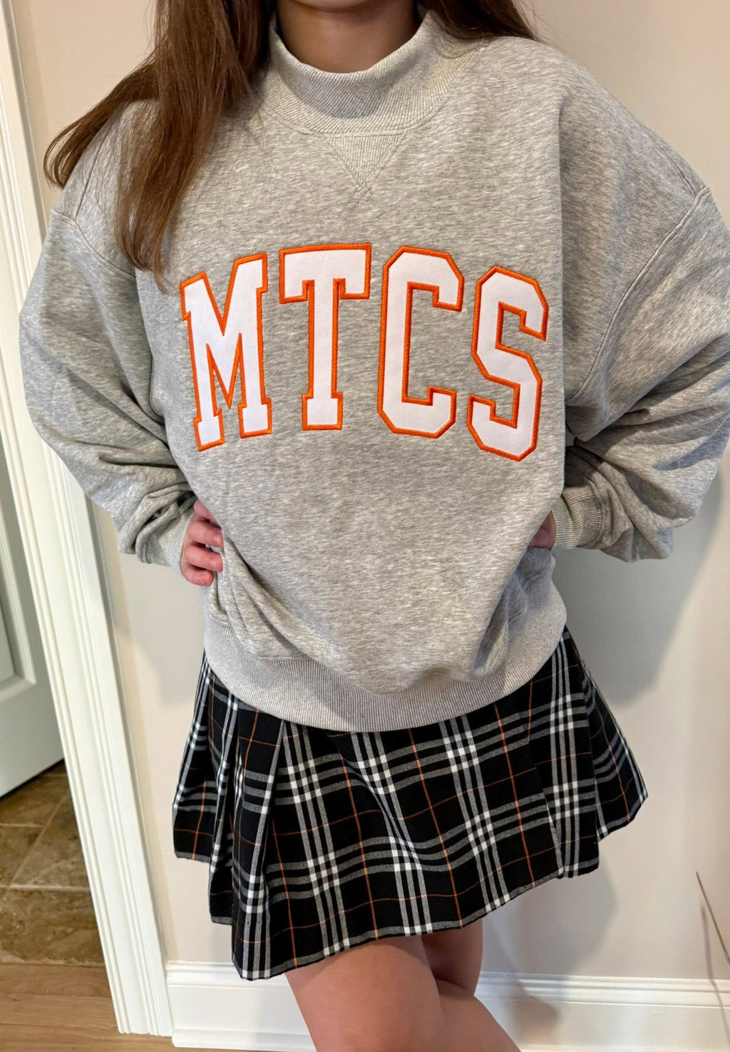 Custom ADULT Mock Neck Sweatshirt