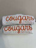 Custom Chain Stitch Embroidered Logo Crewneck Sweatshirt