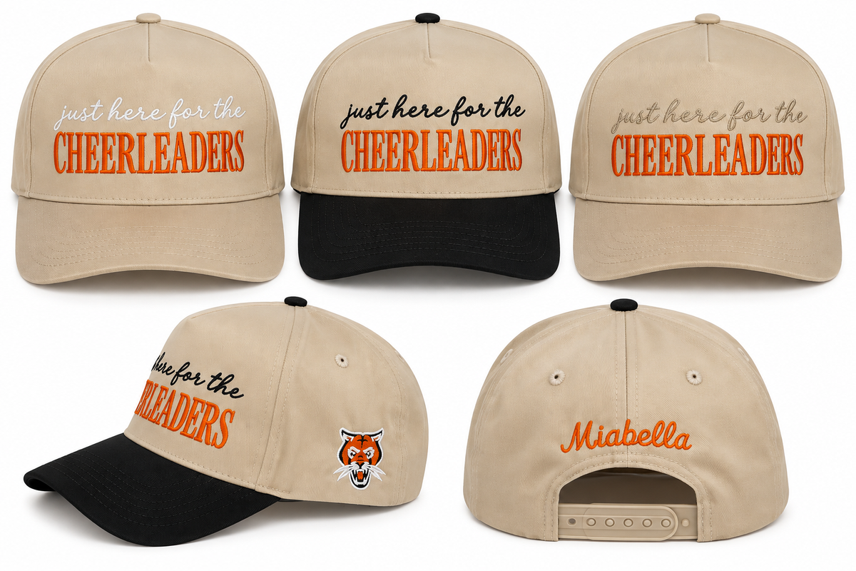 Custom Cheer Fan Cap