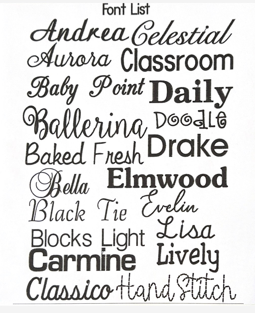 Embroidered Monogram or Name on Your Item - Drop off Service