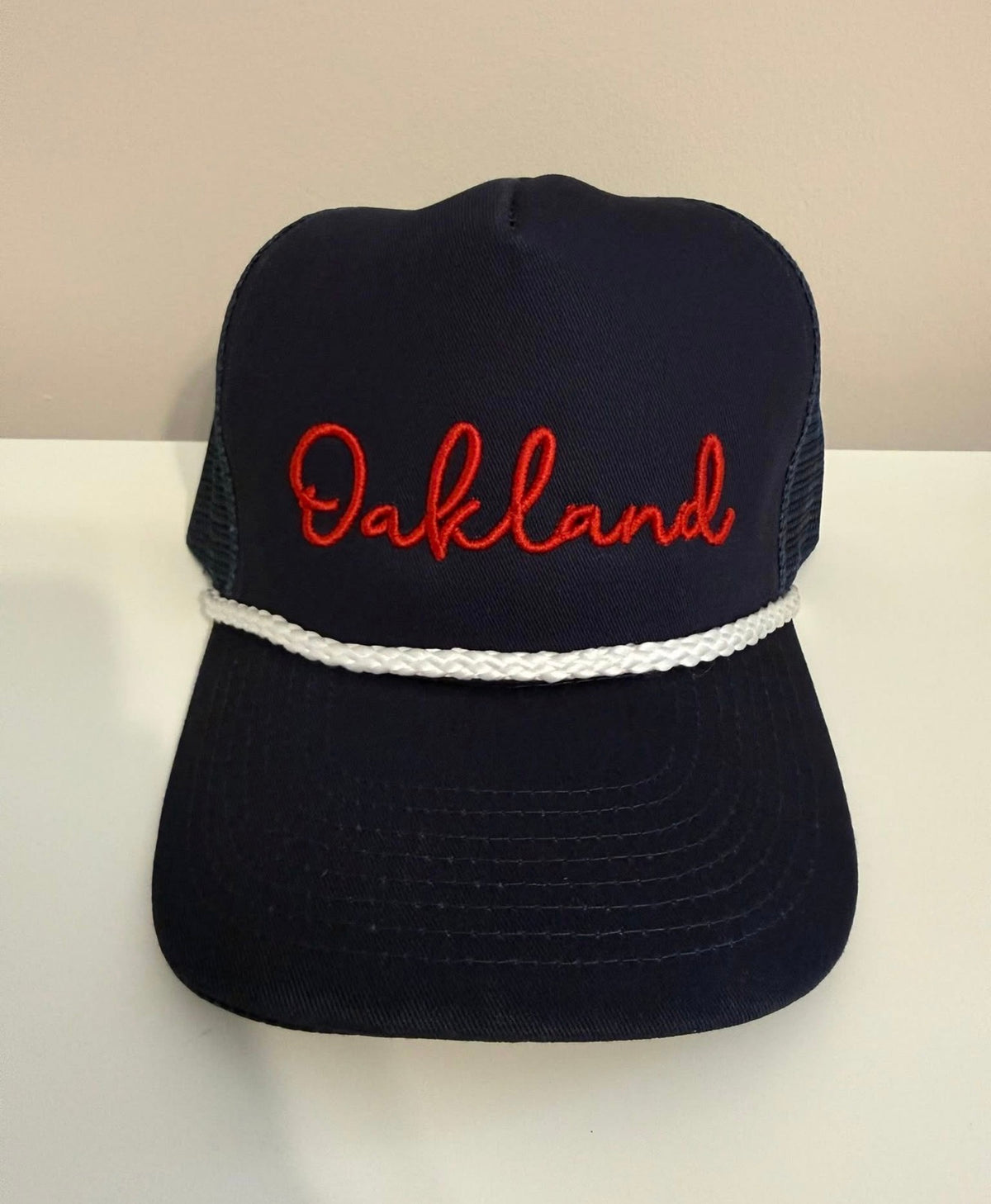 3D Embroidered Customizable Rope Trucker Cap
