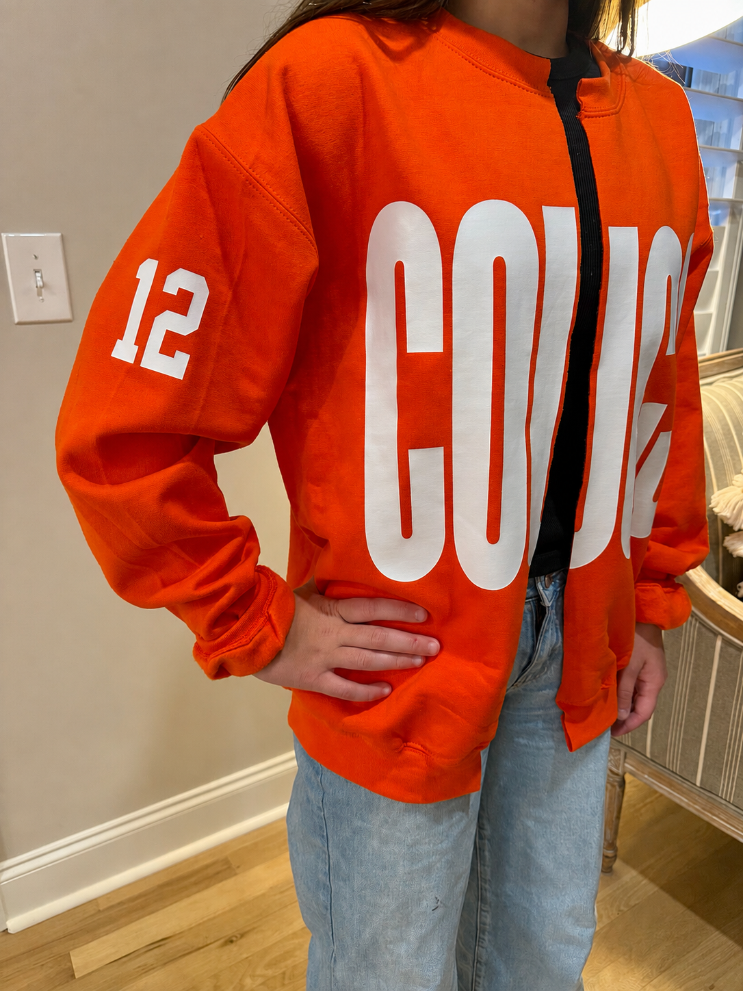 Fully Customizable Sweatshirt Jacket – Adult & Youth Sizes