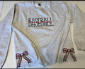 Embroidered Baseball Mama Sweatshirt