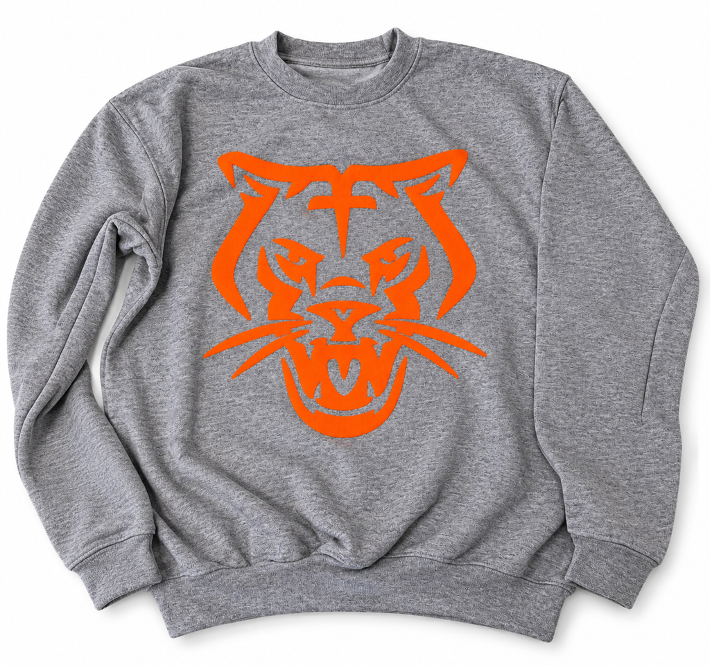 Puff Cougar Head Sweatshirt