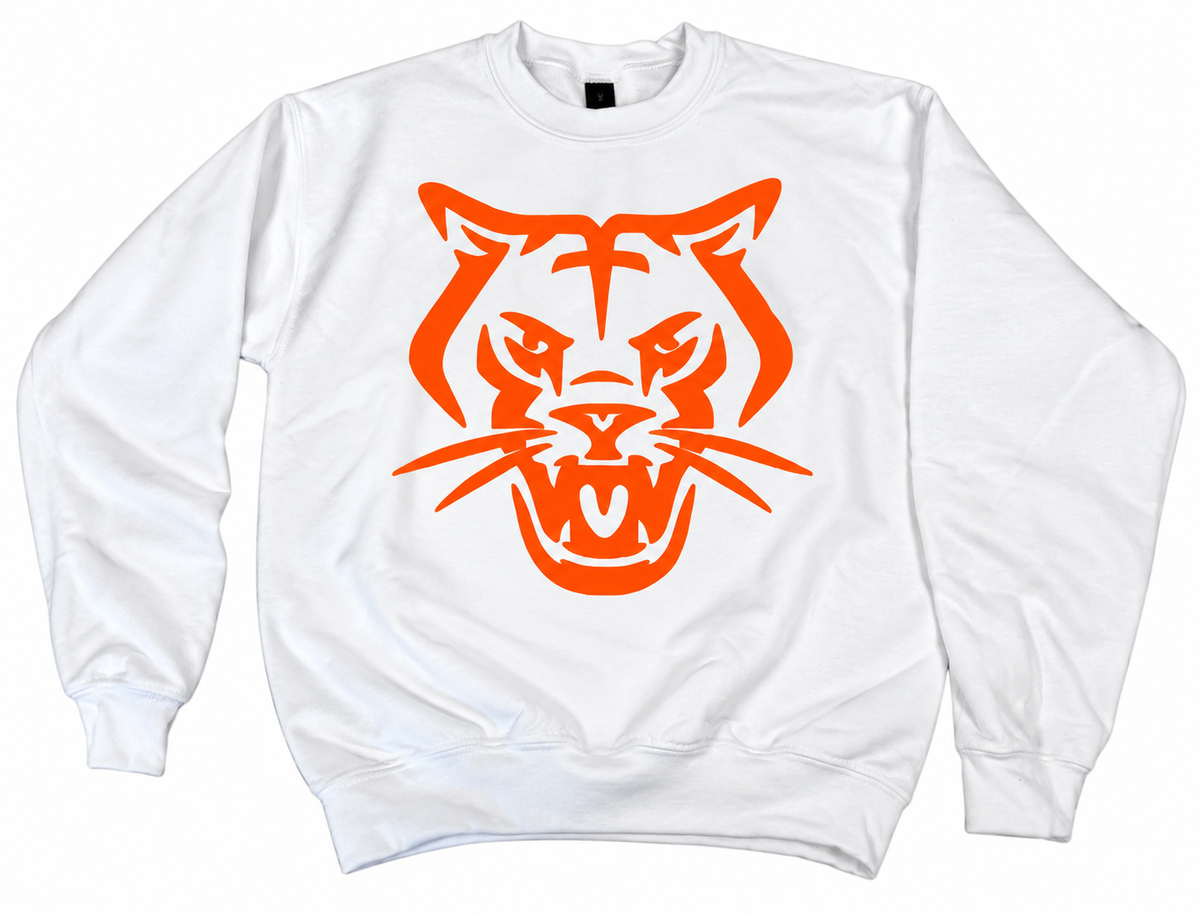 Puff Cougar Head Sweatshirt
